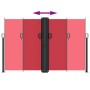 Rote einziehbare Seitenmarkise 160x1200 cm von , Sonnenschirme - Ref: Foro24-4004822, Preis: 133,49 €, Rabatt: %