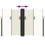 Cream retractable side awning 160x1200 cm by , Umbrellas - Ref: Foro24-4004820, Price: 149,41 €, Discount: %