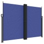 Toldo lateral retráctil azul 180x1200 cm