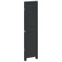 Black Paulownia solid wood 4-panel dividing screen by , Room dividers - Ref: Foro24-358849, Price: 111,49 €, Discount: %