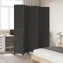 Black Paulownia solid wood 5-panel dividing screen by , Room dividers - Ref: Foro24-358856, Price: 166,00 €, Discount: %