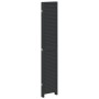 Black Paulownia solid wood 5-panel dividing screen by , Room dividers - Ref: Foro24-358856, Price: 169,71 €, Discount: %