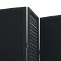 Black Paulownia solid wood 5-panel dividing screen by , Room dividers - Ref: Foro24-358856, Price: 169,71 €, Discount: %