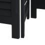 Black Paulownia solid wood 5-panel dividing screen by , Room dividers - Ref: Foro24-358856, Price: 169,71 €, Discount: %
