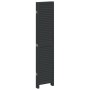 Biombo separador de 5 paneles madera maciza Paulownia negro de , Divisores de ambientes - Ref: Foro24-358854, Precio: 158,63 ...