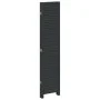 Biombo separador de 5 paneles madera maciza Paulownia negro de , Divisores de ambientes - Ref: Foro24-358854, Precio: 145,33 ...