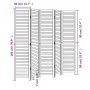 Black Paulownia solid wood 5-panel dividing screen by , Room dividers - Ref: Foro24-358854, Price: 145,33 €, Discount: %