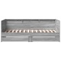 Sonoma graue Holzwerkstoffliege mit Schubladen 100x200 cm von , Betten und Lattenroste - Ref: Foro24-3280844, Preis: 210,54 €...