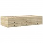 Lounger with Sonoma oak engineered wood drawers 75x190 cm by , Beds and slatted bases - Ref: Foro24-3280890, Price: 163,42 €,...