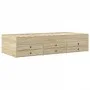 Lounger with Sonoma oak engineered wood drawers 75x190 cm by , Beds and slatted bases - Ref: Foro24-3280890, Price: 161,47 €,...