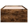 Liege mit Schubladen aus geräuchertem Eichenholz, 75 x 190 cm von , Betten und Lattenroste - Ref: Foro24-3280892, Preis: 167,...