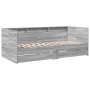 Sonoma graue Holzwerkstoffliege mit Schubladen 75x190 cm von , Betten und Lattenroste - Ref: Foro24-3280865, Preis: 193,73 €,...