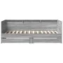 Sonoma gray engineered wood lounger with drawers 75x190 cm by , Beds and slatted bases - Ref: Foro24-3280865, Price: 193,43 €...