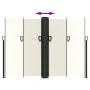 Cream retractable side awning 180x1000 cm by , Umbrellas - Ref: Foro24-4004745, Price: 153,52 €, Discount: %
