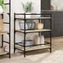 Sonoma oak engineered wood kitchen cart 65x40x86.5 cm by , Kitchen and dining carts - Ref: Foro24-842397, Price: 62,17 €, Dis...