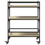 Küchenwagen aus Sonoma-Eichenholzwerkstoff, 65 x 40 x 86,5 cm von , Küchen- und Speisewagen - Ref: Foro24-842397, Preis: 62,1...