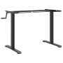 Marco de escritorio de pie acero negro (94-135)x60x(70-114) cm de , Escritorios - Ref: Foro24-4005341, Precio: 135,99 €, Desc...