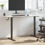 Black steel standing desk frame (94-135)x60x(70-114) cm by , Desks - Ref: Foro24-4005341, Price: 134,24 €, Discount: %