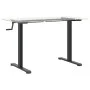 Marco de escritorio de pie acero negro (94-135)x60x(70-114) cm de , Escritorios - Ref: Foro24-4005341, Precio: 134,24 €, Desc...