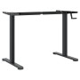 Marco de escritorio de pie acero negro (94-135)x60x(70-114) cm de , Escritorios - Ref: Foro24-4005341, Precio: 135,99 €, Desc...