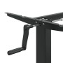 Marco de escritorio de pie acero negro (94-135)x60x(70-114) cm