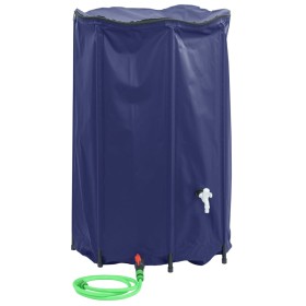 Depósito de agua plegable con grifo PVC 1000 l