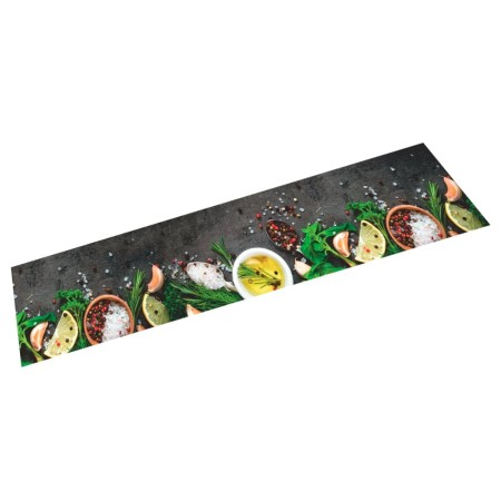 Küchenteppich waschbar Samt Zeichnung Gewürze 60x300 cm von , Fußmatten - Ref: Foro24-4005610, Preis: 52,25 €, Rabatt: %