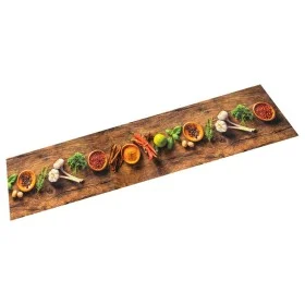 Küchenteppich waschbar Samt Zeichnung Gewürze 60x180 cm von , Fußmatten - Ref: Foro24-4005606, Preis: 37,17 €, Rabatt: %