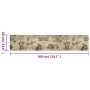 Alfombra de cocina lavable terciopelo marrón café 60x300 cm de , Felpudos - Ref: Foro24-4005580, Precio: 48,73 €, Descuento: %