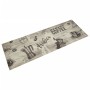 Alfombra de cocina lavable terciopelo gris café 60x180 cm de , Felpudos - Ref: Foro24-4005582, Precio: 37,90 €, Descuento: %