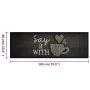 Waschbare Küchenmatte aus schwarzem Samt, 60 x 180 cm von , Fußmatten - Ref: Foro24-4005594, Preis: 38,71 €, Rabatt: %