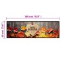 Alfombra de cocina lavable terciopelo otoño 60x180 cm de , Felpudos - Ref: Foro24-4005627, Precio: 35,62 €, Descuento: %