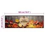 Herbstlicher, waschbarer Küchenteppich aus Samt, 60 x 180 cm von , Fußmatten - Ref: Foro24-4005627, Preis: 37,15 €, Rabatt: %