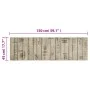 Waschbarer Küchenteppich aus Samt mit Zaunmotiv, 45 x 150 cm von , Fußmatten - Ref: Foro24-4005638, Preis: 25,46 €, Rabatt: %