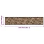 Waschbarer Küchenteppich aus morgendlichem braunem Samt, 60 x 300 cm von , Fußmatten - Ref: Foro24-4005589, Preis: 46,10 €, R...