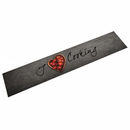 Washable velvet kitchen rug with Cooking text 60x300 cm by , Doormats - Ref: Foro24-4005619, Price: 49,62 €, Discount: %