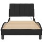 Black velvet bed frame with LED lights 80x200 cm by , Beds and slatted bases - Ref: Foro24-3213747, Price: 140,74 €, Discount: %