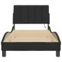 Black velvet bed frame with LED lights 80x200 cm by , Beds and slatted bases - Ref: Foro24-3213747, Price: 122,33 €, Discount: %