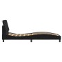 Black velvet bed frame with LED lights 80x200 cm by , Beds and slatted bases - Ref: Foro24-3213747, Price: 140,74 €, Discount: %