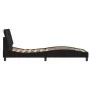 Black velvet bed frame with LED lights 80x200 cm by , Beds and slatted bases - Ref: Foro24-3213747, Price: 122,33 €, Discount: %