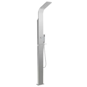 Ducha de exterior de acero inoxidable curvada de vidaXL, Accesorios para piscinas y spa - Ref: Foro24-48199, Precio: 250,01 €...