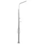 Ducha de exterior de acero inoxidable curvada de vidaXL, Accesorios para piscinas y spa - Ref: Foro24-48199, Precio: 250,01 €...