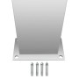 Ducha de exterior de acero inoxidable curvada de vidaXL, Accesorios para piscinas y spa - Ref: Foro24-48199, Precio: 255,77 €...