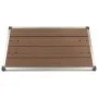 WPC Gartenduschwanne Edelstahl braun 110x62 cm von vidaXL, Duschwannen - Ref: Foro24-48204, Preis: 107,51 €, Rabatt: %