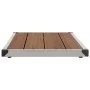 WPC Gartenduschwanne Edelstahl braun 110x62 cm von vidaXL, Duschwannen - Ref: Foro24-48204, Preis: 107,51 €, Rabatt: %
