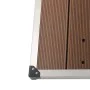 WPC Gartenduschwanne Edelstahl braun 110x62 cm von vidaXL, Duschwannen - Ref: Foro24-48204, Preis: 107,51 €, Rabatt: %