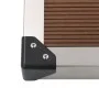 WPC Gartenduschwanne Edelstahl braun 110x62 cm von vidaXL, Duschwannen - Ref: Foro24-48204, Preis: 107,51 €, Rabatt: %
