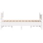 Bed frame with white pine wood headboard 120x190 cm by , Beds and slatted bases - Ref: Foro24-3216400, Price: 199,93 €, Disco...