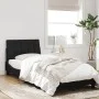 Bettrahmen mit schwarzem Samtkopfteil 90x200 cm von , Betten und Lattenroste - Ref: Foro24-3207827, Preis: 137,72 €, Rabatt: %