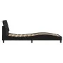 Bettrahmen mit schwarzem Samtkopfteil 90x200 cm von , Betten und Lattenroste - Ref: Foro24-3207827, Preis: 137,72 €, Rabatt: %